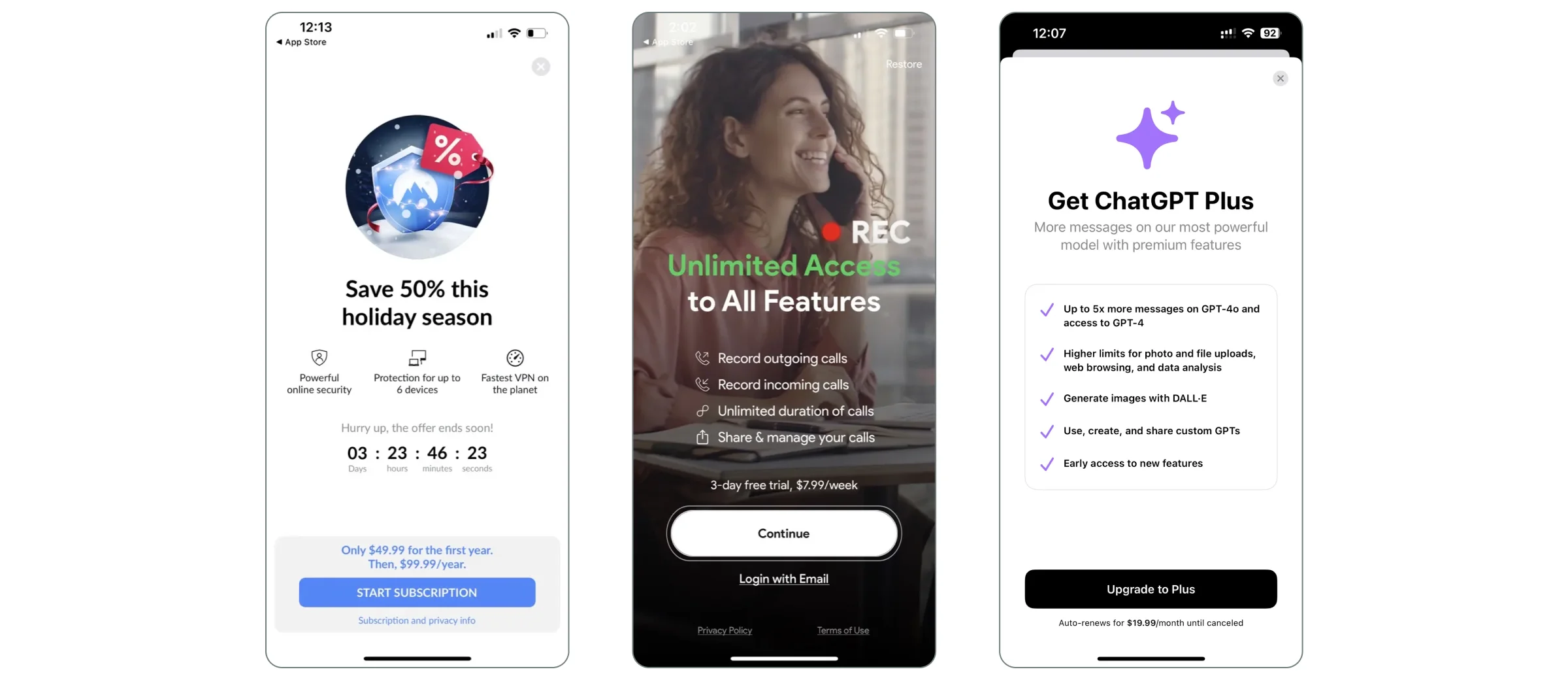 paywall examples with value proposition