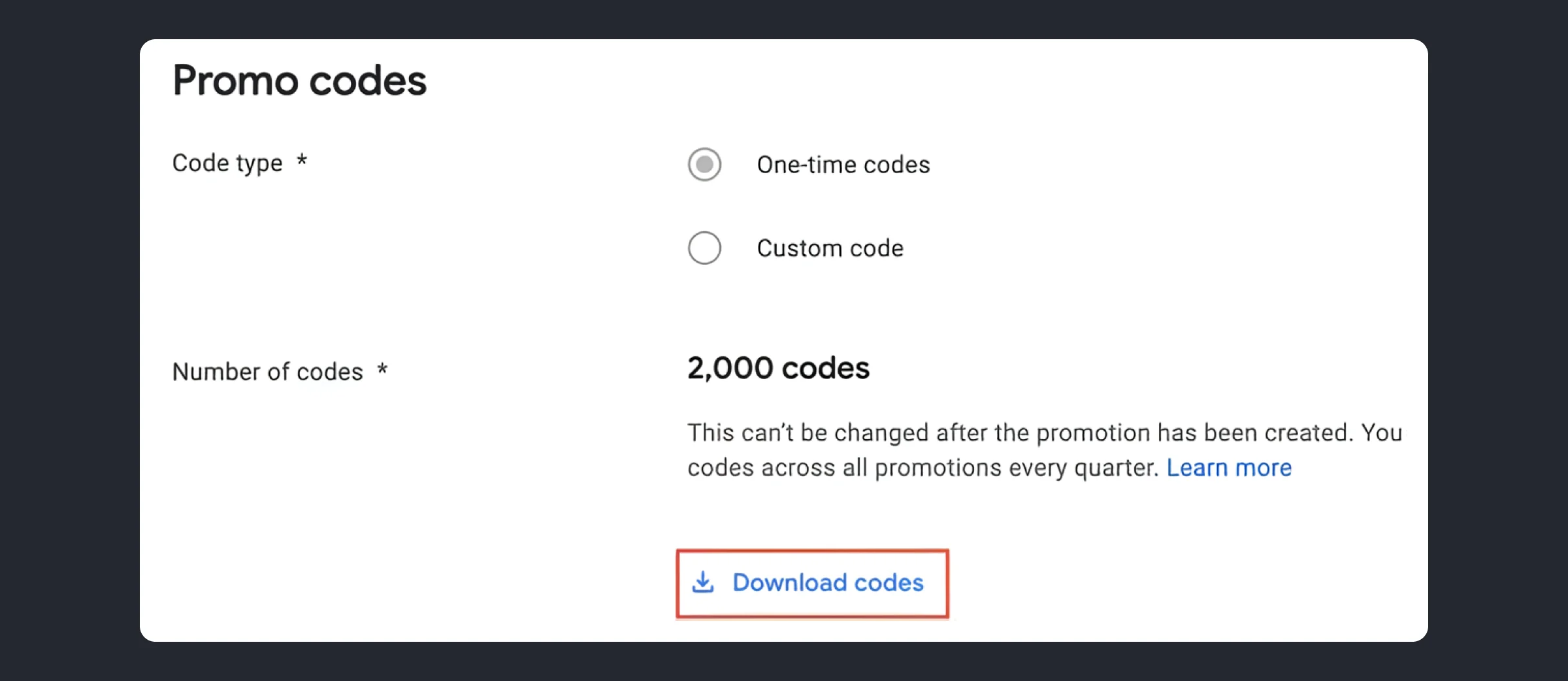 download google play promo codes