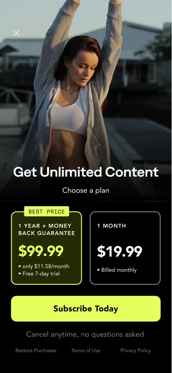 Paywall Pro - No-Code Builder example